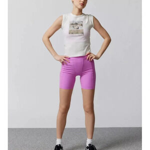 Le Ore Revolve Seamed Bike Short High Rise Size XL